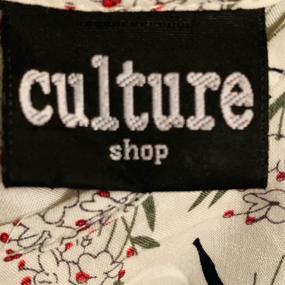 Culture Shop Mini Dress. Off White and Black. - Picture 5 of 8